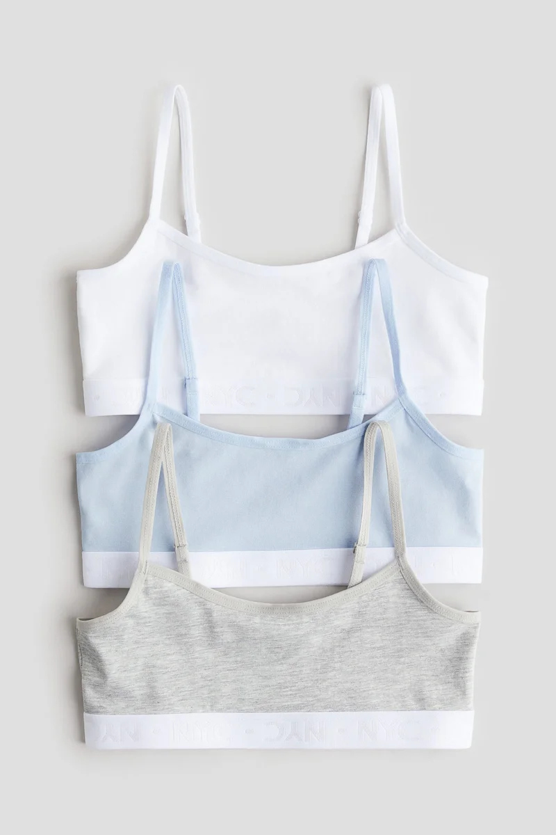 H&M 3-pack jersey tops
