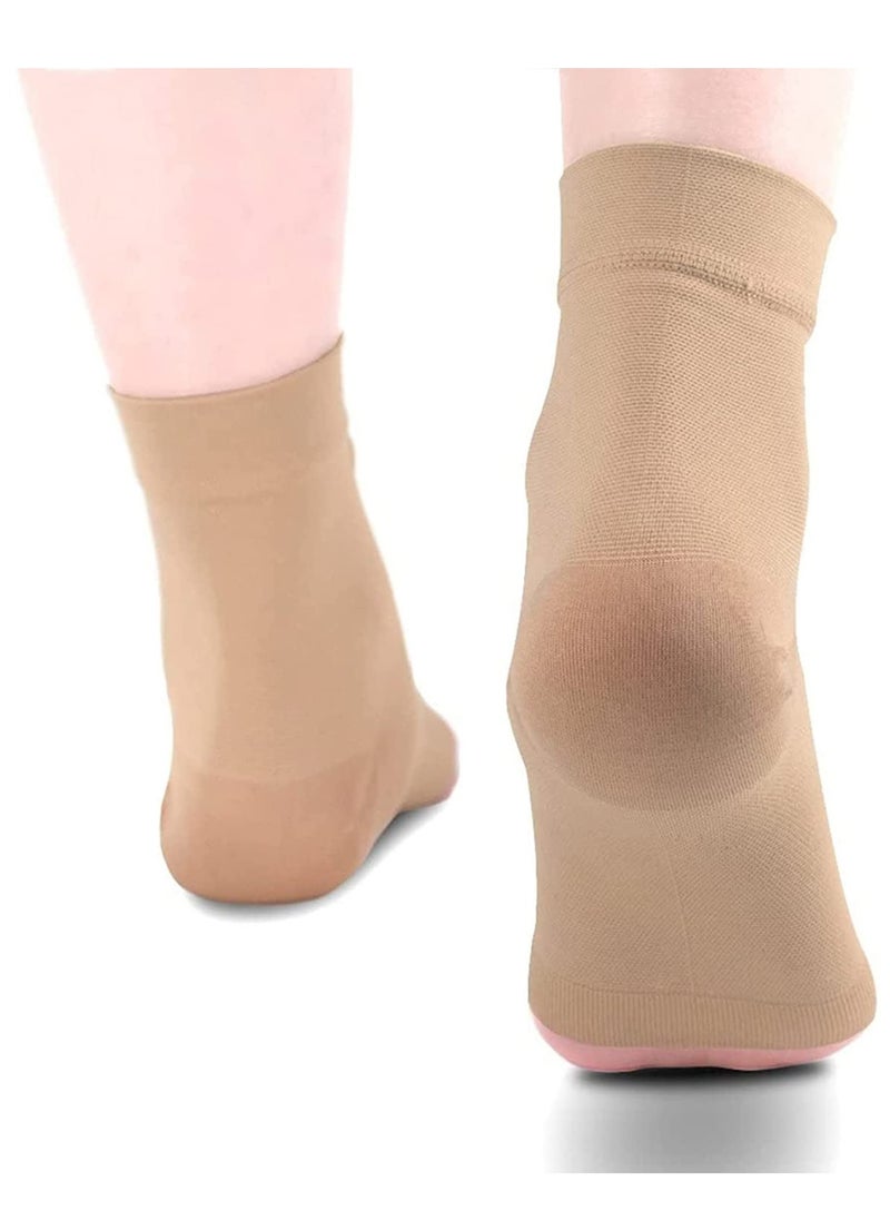 SYOSI Ankle Compression Sleeve For Sprained Open Toe Socks Breathable Elastic Thin Brace  - Image 4