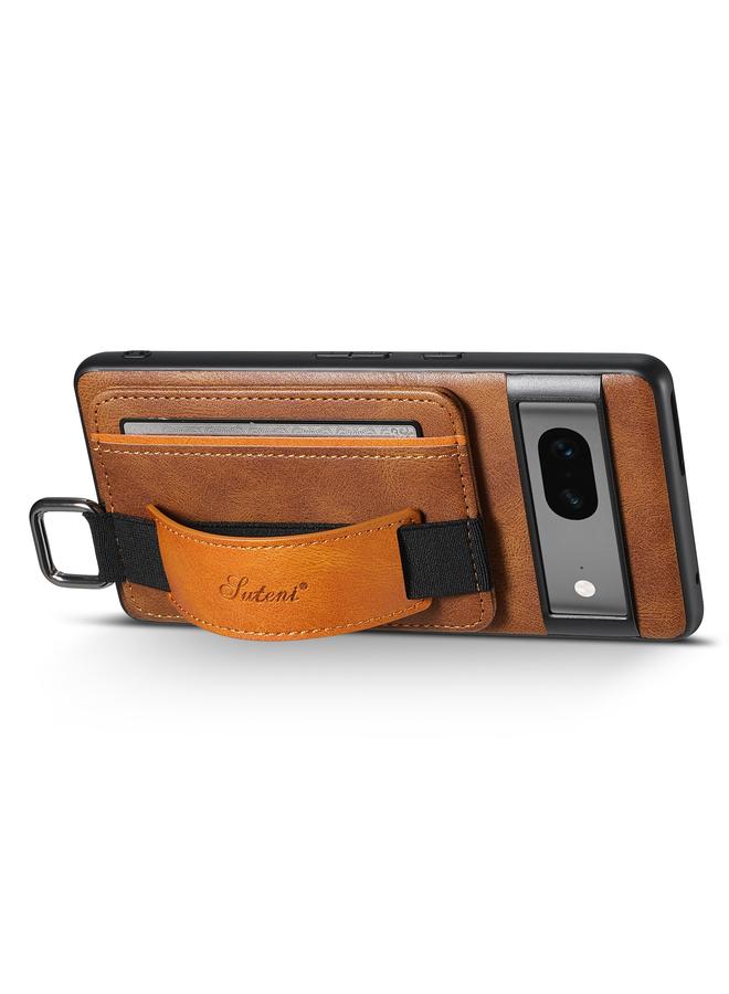 سوتين جراب لهاتف Googel Pixel 7 5G H13 محفظة بطاقات وحزام معصم وحامل جراب هاتف من البولي يوريثان - Image 4