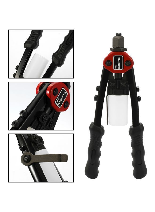 نيبمينينت أداة برشمة يدوية مع قلب بلقم على شكل صامولة أسود/أحمر/رمادي 11بوصة - Image 2