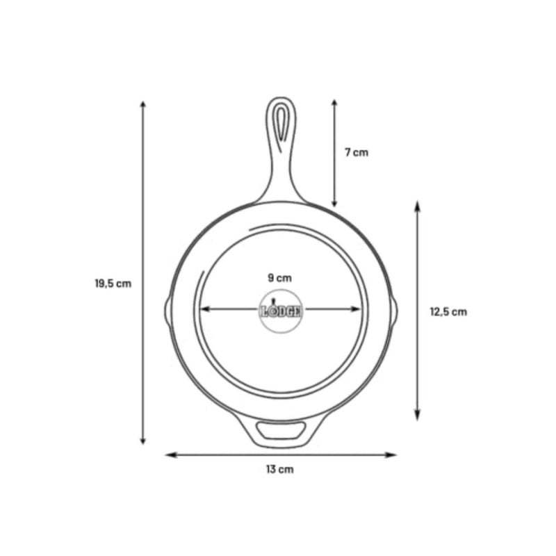Cast Iron 5" Skillet - Image 2