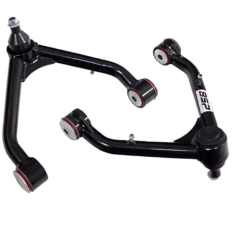 Front Upper Control Arms 24 Lift Tubular Ball Joint Kit Compatible with 19992006 Silverado 1500 Sierra 4WD 4X4 RWD with 6lug Wheels Pair