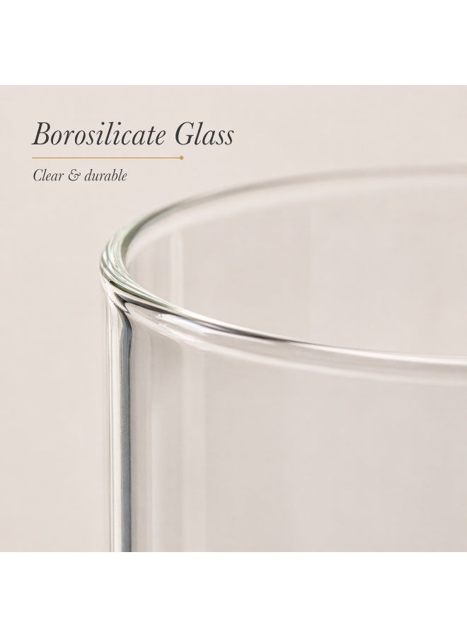 Homesmiths Airtight 3L Glass Storage Jar with Bamboo Lid – BPA-Free Borosilicate Food Container for Kitchen Pantry, Eco-Friendly Large Capacity Storage Jar - Image 3
