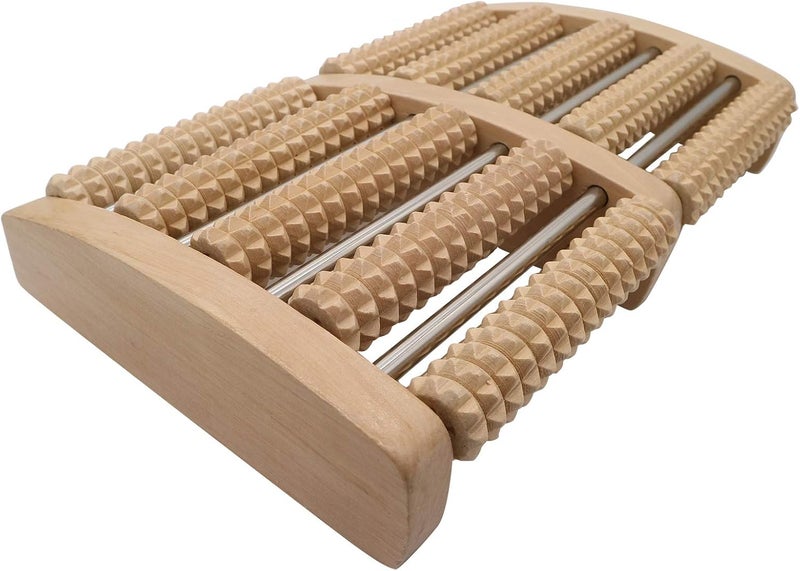 Wellway X Large Plantar Fasciitis Wooden Foot Massager Roller Pressure Point Therapy Massager Relieve Arch and Heel Pain Eliminate Muscle Fatigue Promote Blood Circulation - Image 4