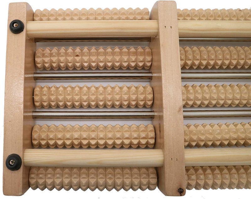 Wellway X Large Plantar Fasciitis Wooden Foot Massager Roller Pressure Point Therapy Massager Relieve Arch and Heel Pain Eliminate Muscle Fatigue Promote Blood Circulation - Image 5
