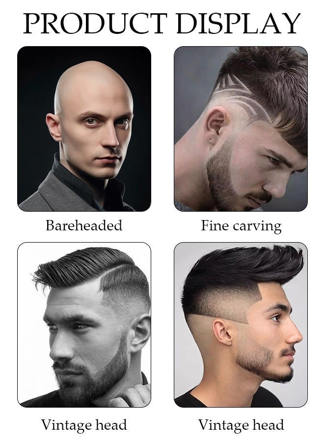 DUNISO Smart Hair Clippers Electric with 5 Kinds of Positioning Combs Turbo Motor Hair Cutting Kit Pro Mens Clippers for LED Display Cordless Rechargeable Hair Trimmer Set Professional Barbers Grooming Kit - Image 4