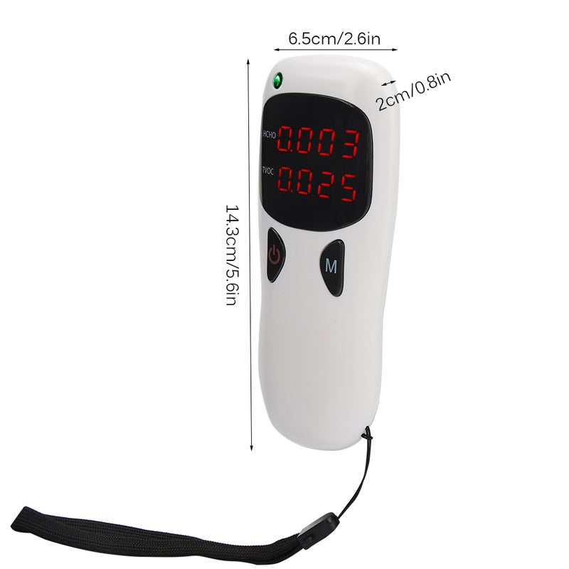 Portable Formaldehyde Detector Indoor Home Air Quality Tester HCHO Meter TVOC Monitor - Image 4