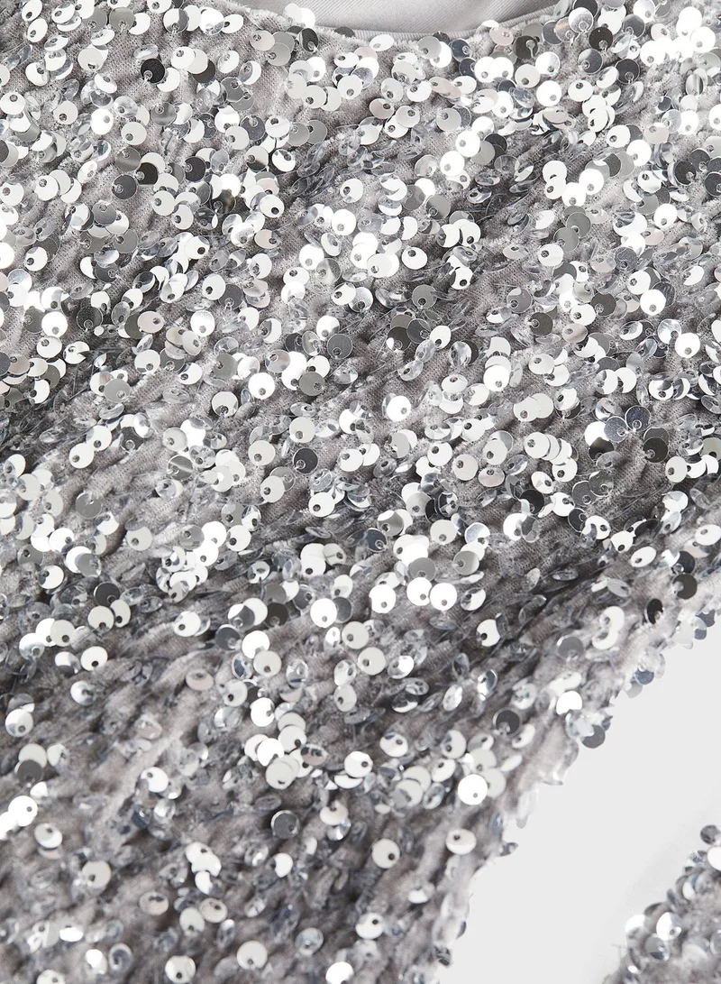H&M Sequin Detail Dress