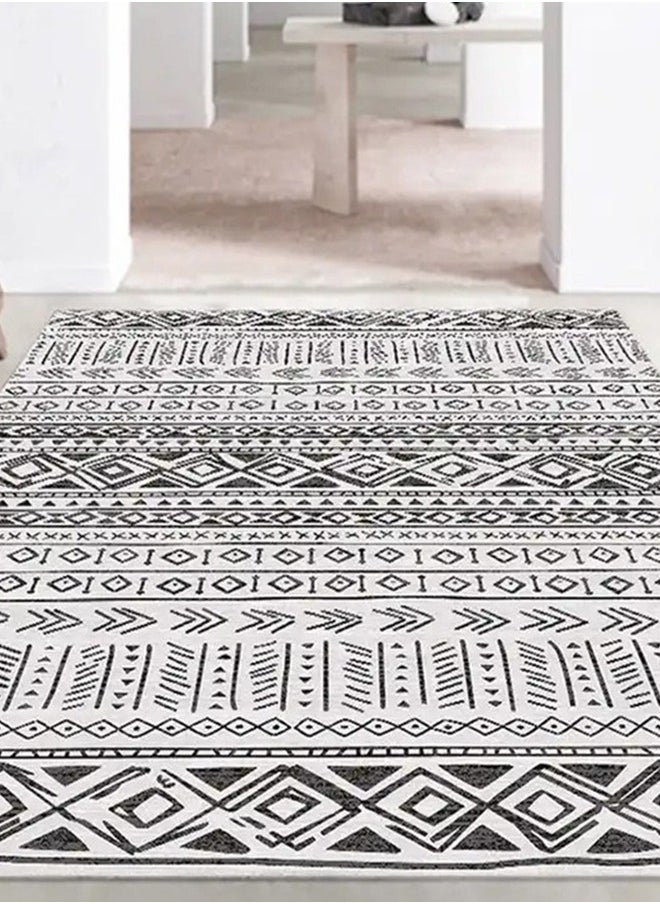 Bukela - Moroccan Ethnic Style Carpet, Area Rug Living Room Bedroom Rugs and Mats Rectangular Soft Touch Carpet, 140×200 Cm - Image 1