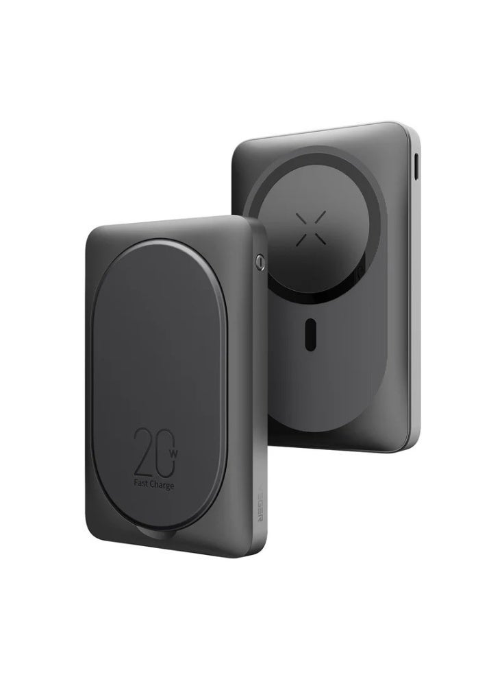 فيجير باور بانك مغناطيسي لاسلكي PD 20W – شحن سريع، تثبيت قوي، تصميم خفيف وسهل الحمل - Image 1