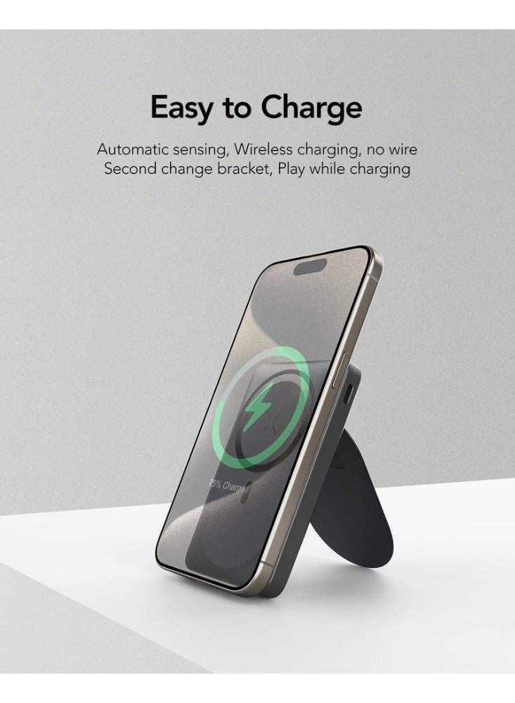 فيجير باور بانك مغناطيسي لاسلكي PD 20W – شحن سريع، تثبيت قوي، تصميم خفيف وسهل الحمل - Image 3