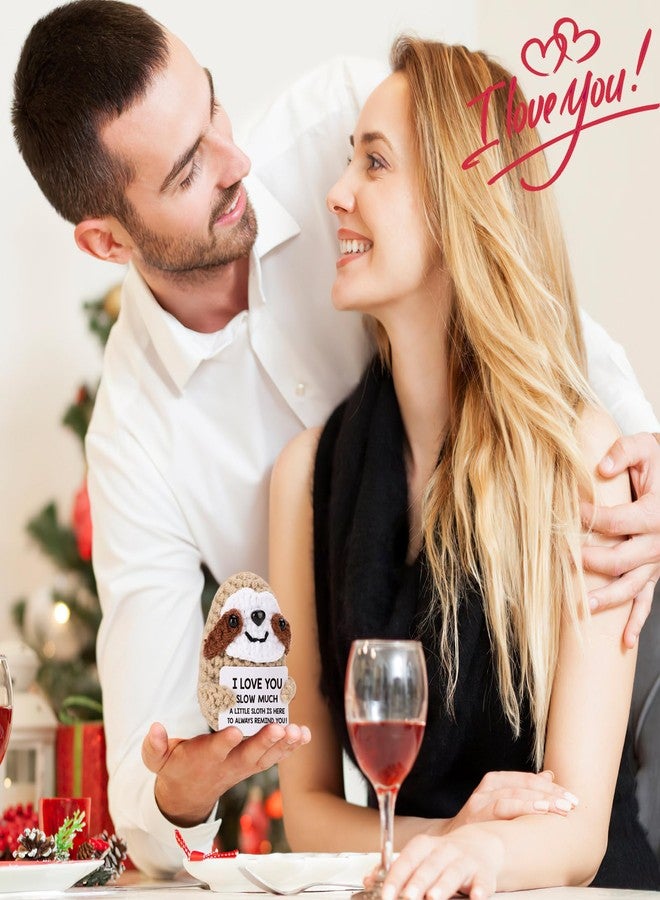 MBL Anniversary for Men Women Him - I Love You Sloth Much, Small Cute Sloth Gifts for Wife Husband Girlfriend Boyfriend Fiance Couple Lover Her Birthday Wedding Christmas Stocking Stuffers Present - Image 5