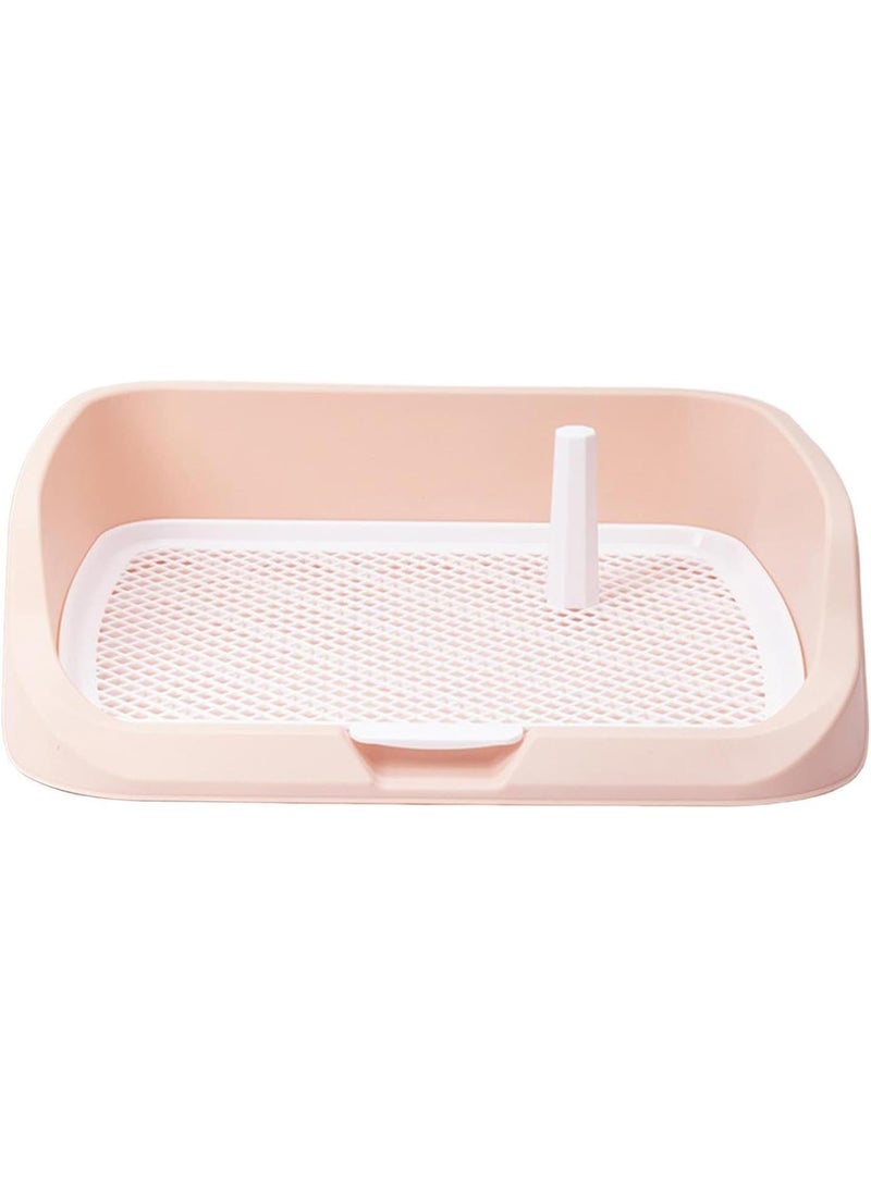 GGOOT Puppy Training Toilet Tray Lightweight And Portable Easy To Carry Toilet For Small Dogs Pets Products For Dog Dog Toilet, Pink, 53 x 45 x 13cm - Image 3