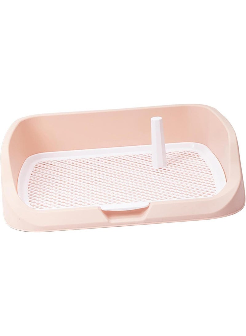 GGOOT Puppy Training Toilet Tray Lightweight And Portable Easy To Carry Toilet For Small Dogs Pets Products For Dog Dog Toilet, Pink, 53 x 45 x 13cm - Image 4