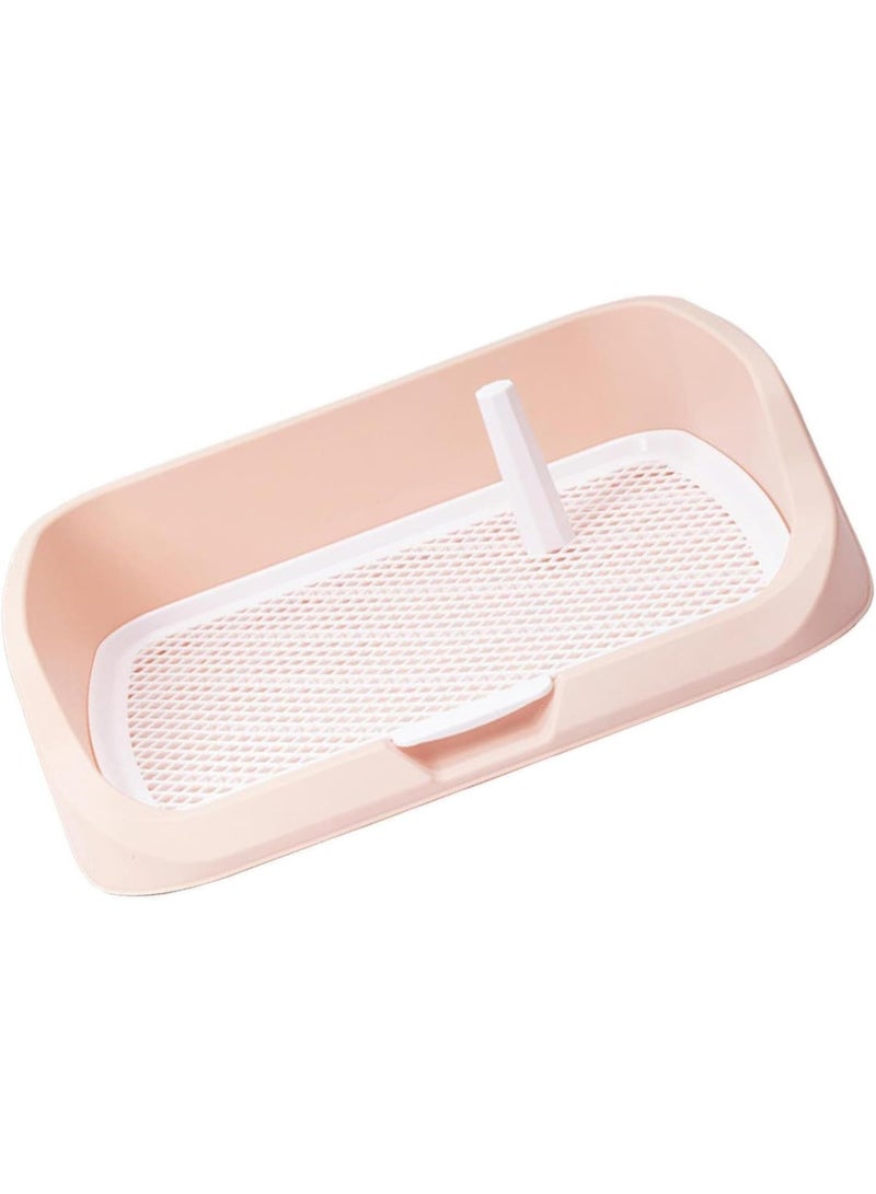 GGOOT Puppy Training Toilet Tray Lightweight And Portable Easy To Carry Toilet For Small Dogs Pets Products For Dog Dog Toilet, Pink, 53 x 45 x 13cm - Image 1