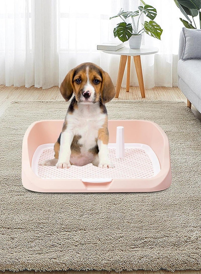 GGOOT Puppy Training Toilet Tray Lightweight And Portable Easy To Carry Toilet For Small Dogs Pets Products For Dog Dog Toilet, Pink, 53 x 45 x 13cm - Image 5