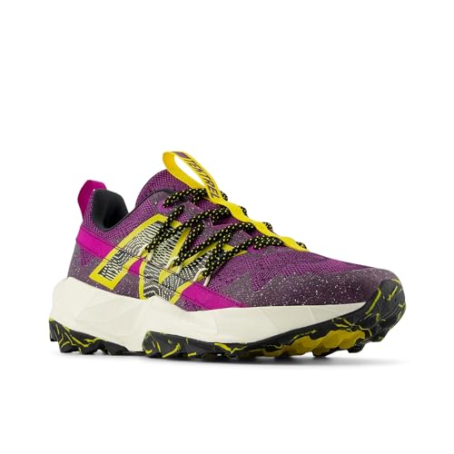New Balance Women's Dynasoft Tektrel V1 Trail Running Shoe, Purple Fuchsia/Black/Ginger Lemon, 5 - Image 1