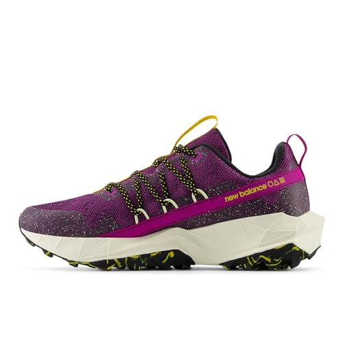 New Balance Women's Dynasoft Tektrel V1 Trail Running Shoe, Purple Fuchsia/Black/Ginger Lemon, 5 - Image 4
