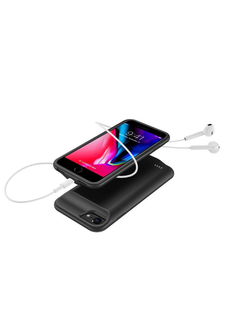 6000mAh Battery Case Cover Rechargeable Extended Power Bank Wireless for iPhone 6/7/8/Se 