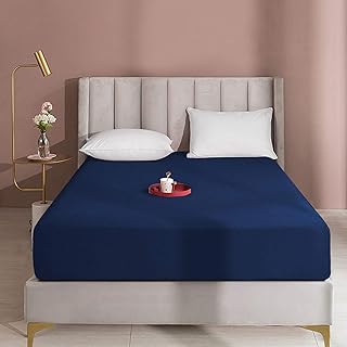 BEDSUM Microfiber Twin Size Fitted Sheet Only, Deep Pocket Bedding Sheet for Mattress, Wrinkle, Fade, Stain Resistant, - Image 1