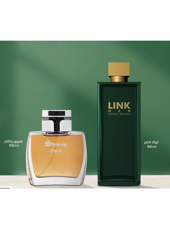 درعه لينك جرين وود 150 مل + سيرين 150 مل