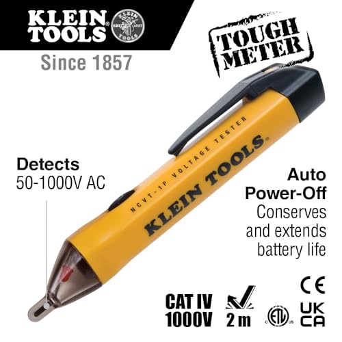 Klein Tools 69149P Electrical Test Kit with Digital Multimeter, Non-Contact Voltage Tester and Electrical Outlet Tester, Leads and Batteries - Image 4