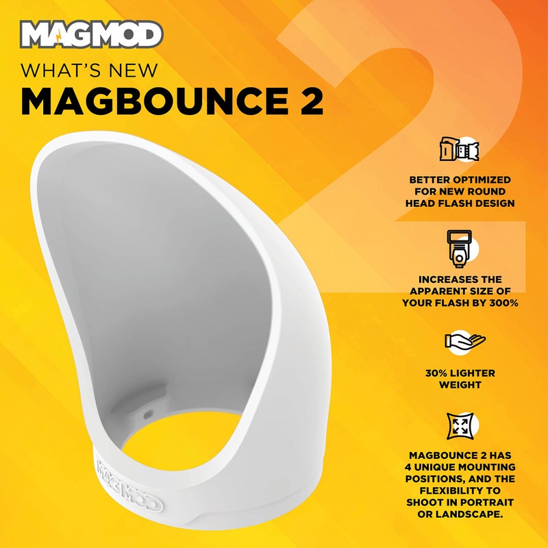 MAGMOD MagBounce 2 Flash Modifier by MagMod, Photography Lighting Bounce Modifier, Magnetic Light Diffuser Attachment, Lightweight Light Control, Light Diffuser - Image 5