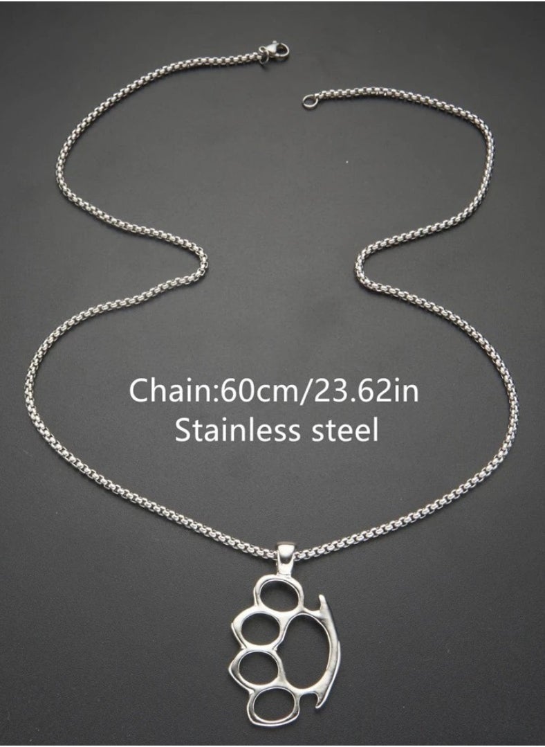 JewelryLand Elegant Stainless Steel Necklace For Men  - Image 3