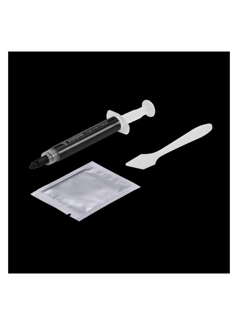 GAMDIAS GAMDIAS XC5 (4g, incl. Cleaning Wipe and Scraper) - Ultimate Performance Thermal Paste for CPU, GPU, consoles, laptops, high thermal conductivity, long durability, non-conductive, non-capacitive  - Image 3