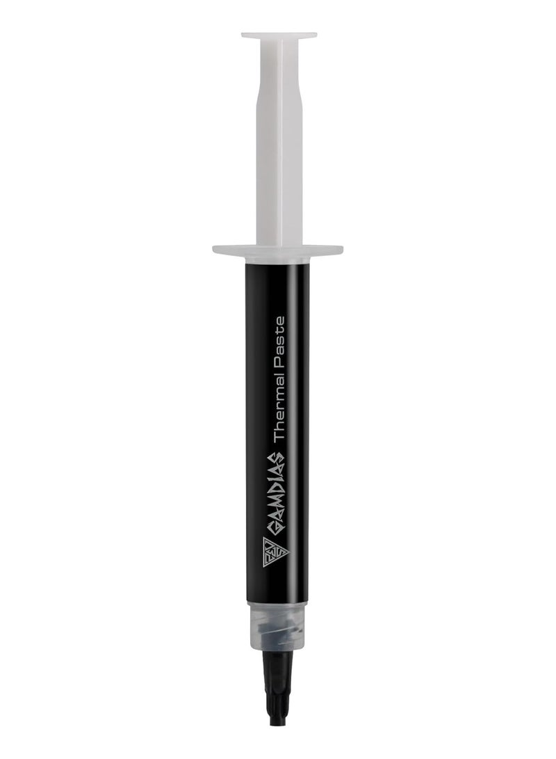 GAMDIAS GAMDIAS XC5 (4g, incl. Cleaning Wipe and Scraper) - Ultimate Performance Thermal Paste for CPU, GPU, consoles, laptops, high thermal conductivity, long durability, non-conductive, non-capacitive  - Image 1