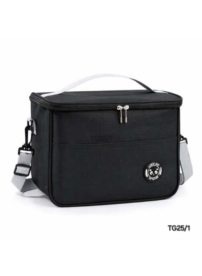 Insulated Lunch Bag for Men & Women – Leakproof Thermal Lunch Box with Adjustable Shoulder Strap, Double Zipper, Portable Oxford Cloth Food Storage Bag, Keeps Food Hot & Cold for Work, School & Travel - Image 1