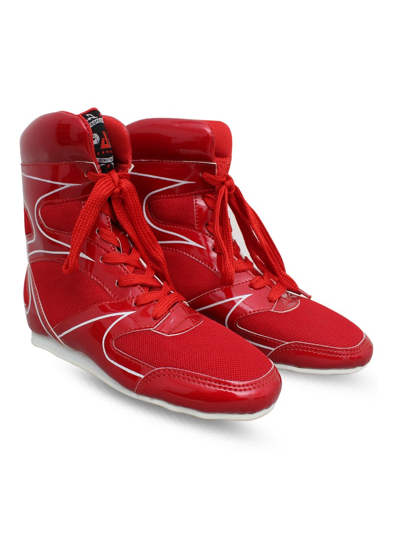 Spall Boxing Shoes Bodybuilding Wrestling Fight Boots Comfortable Movement High Traction Sport Footwear For Training Mma Muay Thai Weightlifting Athletic Equipment Walking Running Gym  - Image 3