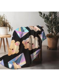 General Baby and children's cartoon flannel thin blanket (warm and comfortable, suitable for sleep, games) 70cm*100cm - 445  - Image 4