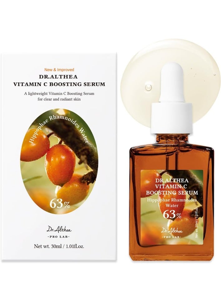 دي آر.ألثيا Dr.Althea Vitamin C Boosting Serum | Daily Vitamin Serum with TRANEXAMIC ACID for All Skin Types | Helps Remove Dark Spots & Uneven Skin Tone | Korean Vegan Skincare (Vitamin C Boosting RENEWED)