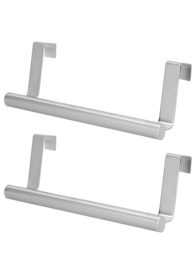 2Pcs Stainless Steel Hanging Towel Rack No Punch Bathroom Hanger for Home Hotel Apartment36CM - Image 4