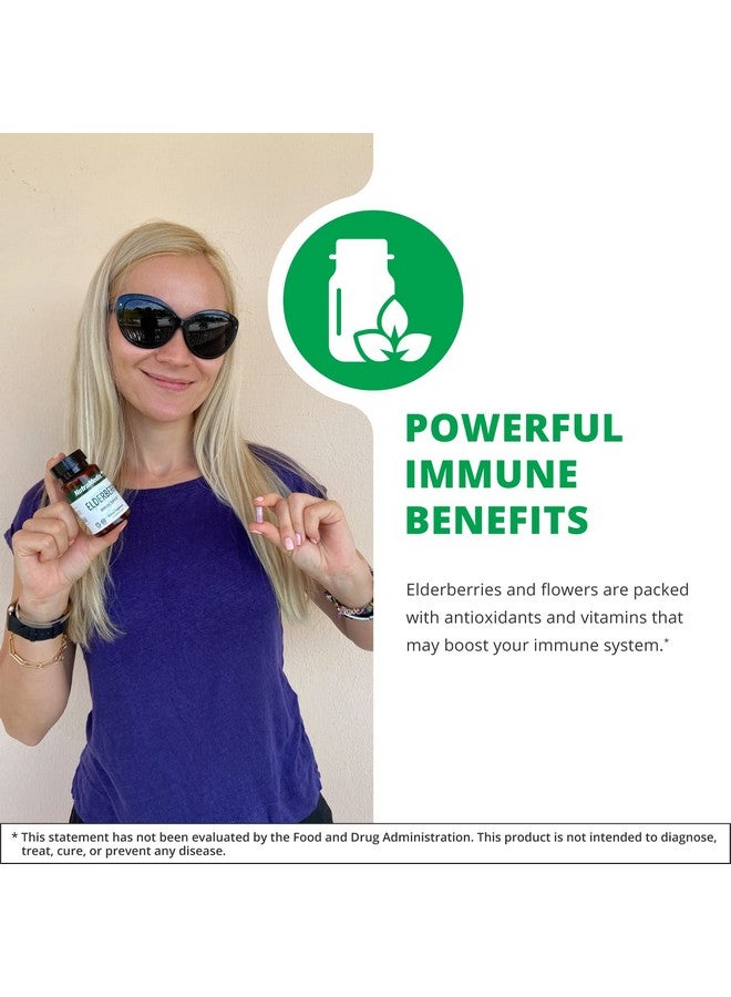 NutraMedix Elderberry Antioxidants Supplement Capsules - Elderberry Extract to Promote a Healthy Inflammatory Response, Daily Immune Support, and Bowel Health (60 Capsules) - Image 3