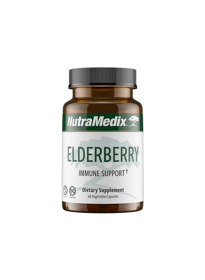 NutraMedix Elderberry Antioxidants Supplement Capsules - Elderberry Extract to Promote a Healthy Inflammatory Response, Daily Immune Support, and Bowel Health (60 Capsules) - Image 1