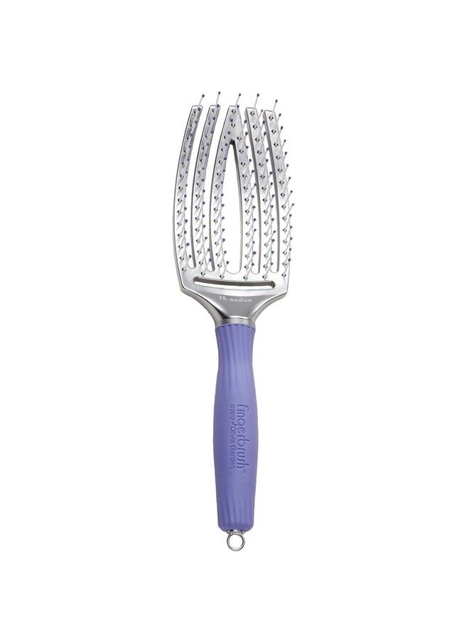 Olivia Garden Finger Brush Scalphugging & Vented Paddle Hair Brush Fbmd (Medium) - Image 1
