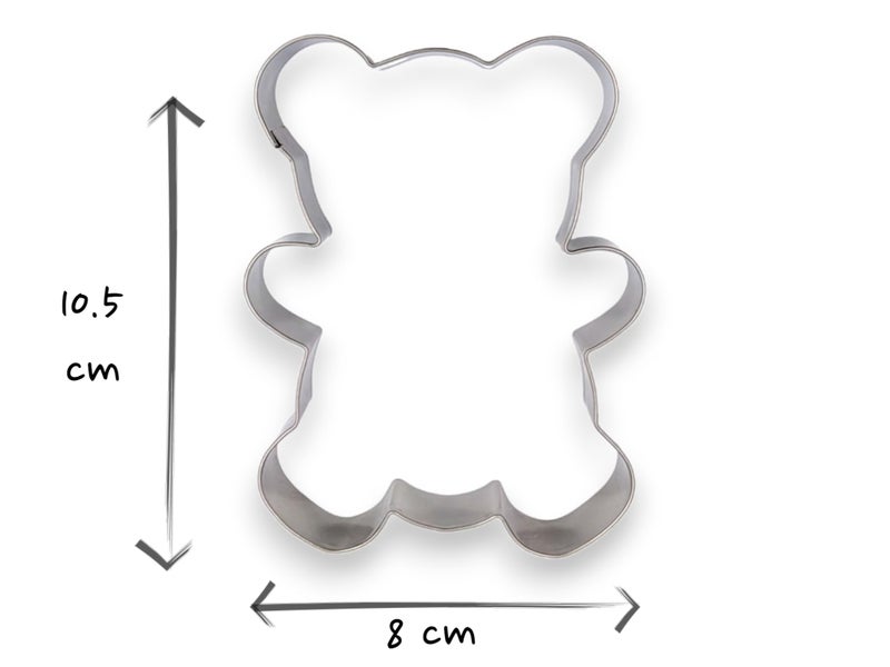 JOKUMO Teddy Bear Cookie Cutter 4  Large Shape Cookie Cutter Mold - 18/0 Stainless Steel - Image 2