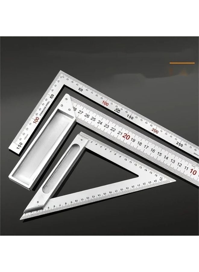 300mm 11 81 Inch Durable Stainless Steel Angle Square Ruler For Woodworking Construction Precision Measuring Tool - Image 2