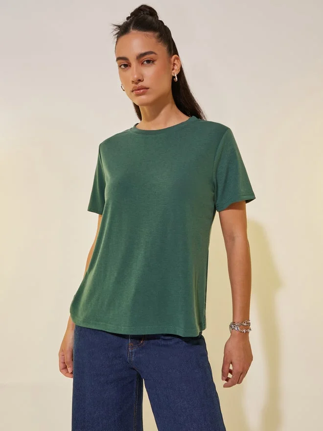 Take Two Take Two Slogan Print Round Neck T-Shirt