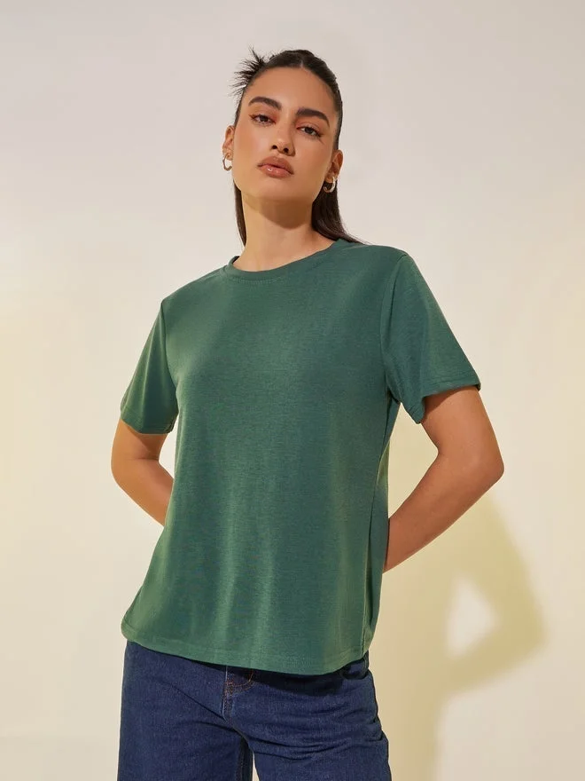 Take Two Take Two Slogan Print Round Neck T-Shirt