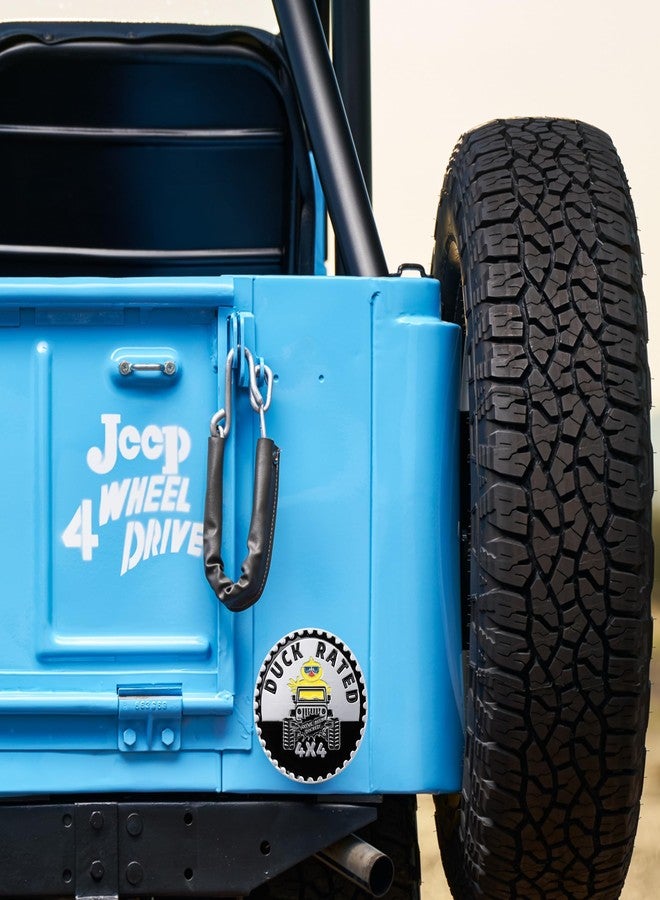 YAROMO Ducking Drawstring Duck Bag with Duck Rated Car Emblem Duck Ducking Tags Rubber Bands - Great Gift for Jeep SUV Wrangler Vehicles Trucks RV- 15.7" x 11.8" - Image 2