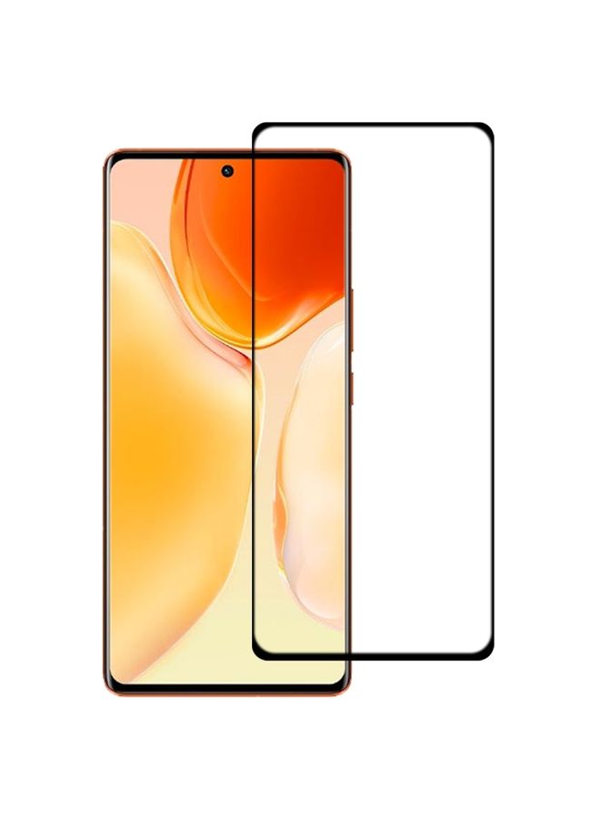HuHa Screen Protector For vivo X70 Pro+ 3D Curved Edge Full Screen Tempered Glass Film(Black)