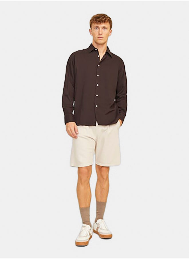 JACK & JONES - Jorjoshua Oversized Shirt Ls Smu Ln - Image 1