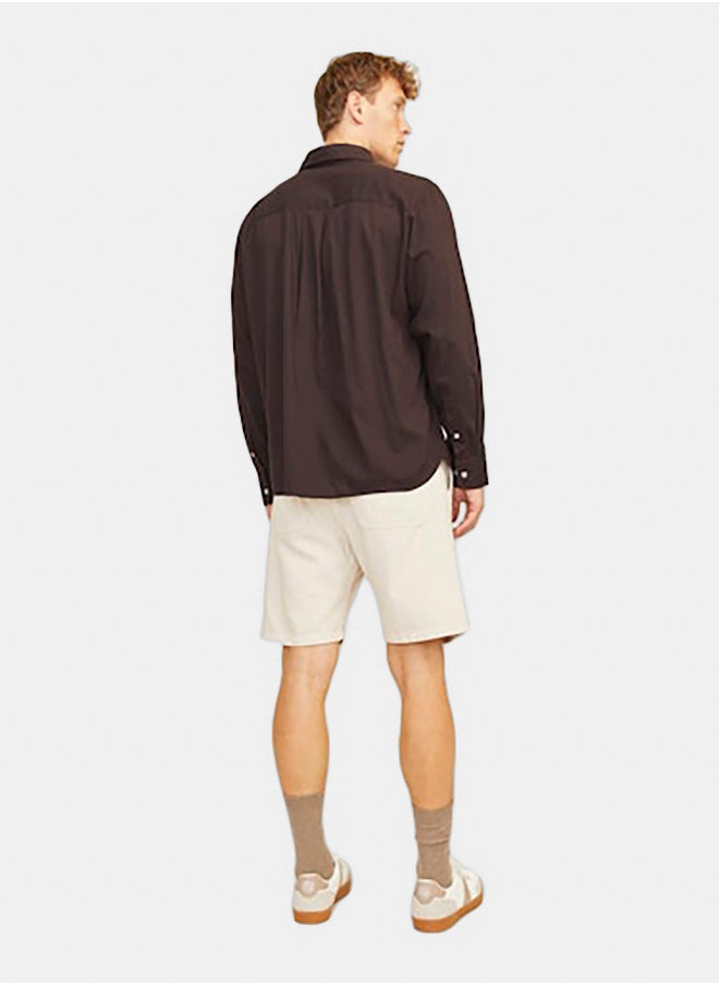 JACK & JONES - Jorjoshua Oversized Shirt Ls Smu Ln - Image 1
