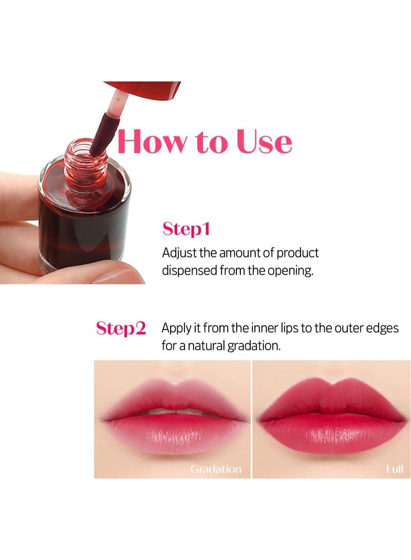 Etude Dear Darling Water Tint Lipstick - Strawberry - Image 2