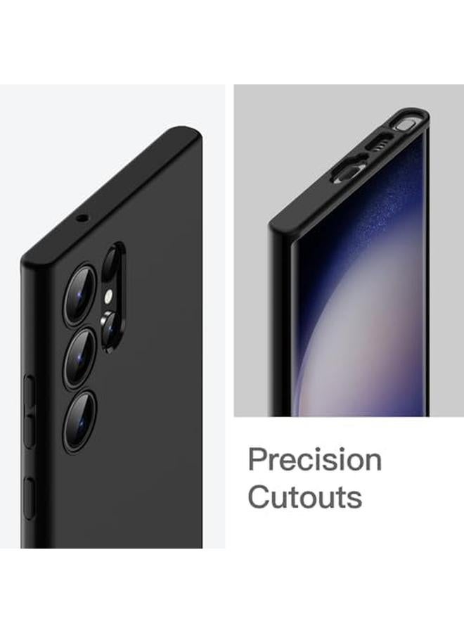 Jetech Slim Fit Case For Samsung Galaxy S23 Ultra 5G 6.8 Inch Soft Tpu Thin Protective Phone Cover With Matte Finish Shockproof Black - Image 5