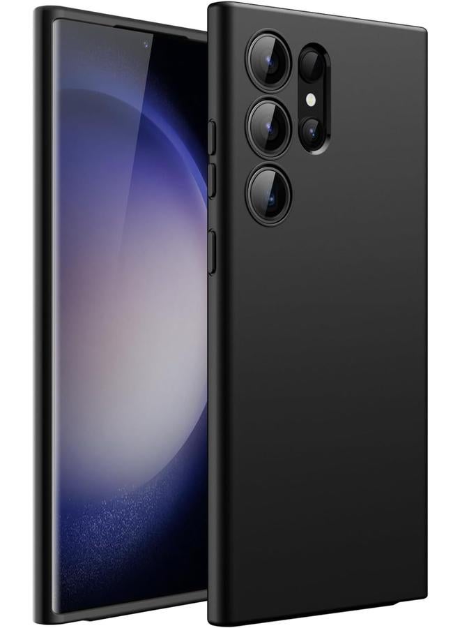 Jetech Slim Fit Case For Samsung Galaxy S23 Ultra 5G 6.8 Inch Soft Tpu Thin Protective Phone Cover With Matte Finish Shockproof Black - Image 1