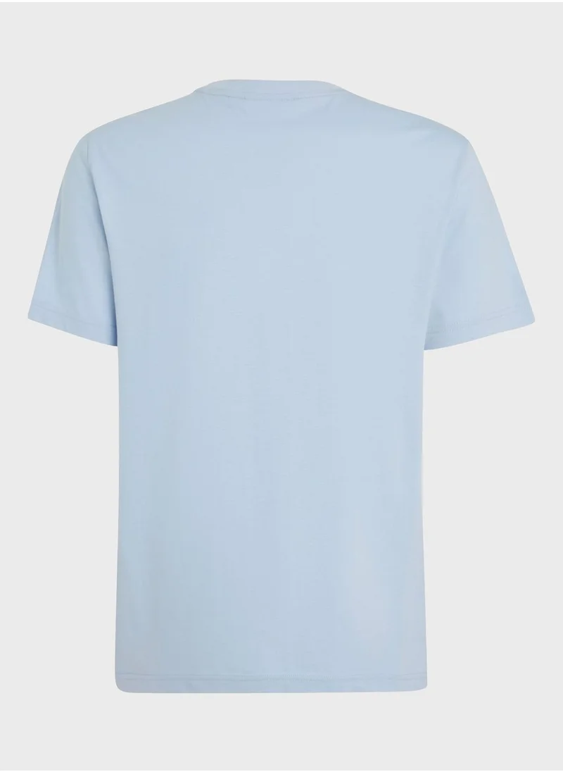 CALVIN KLEIN Logo Crew Neck T-Shirt